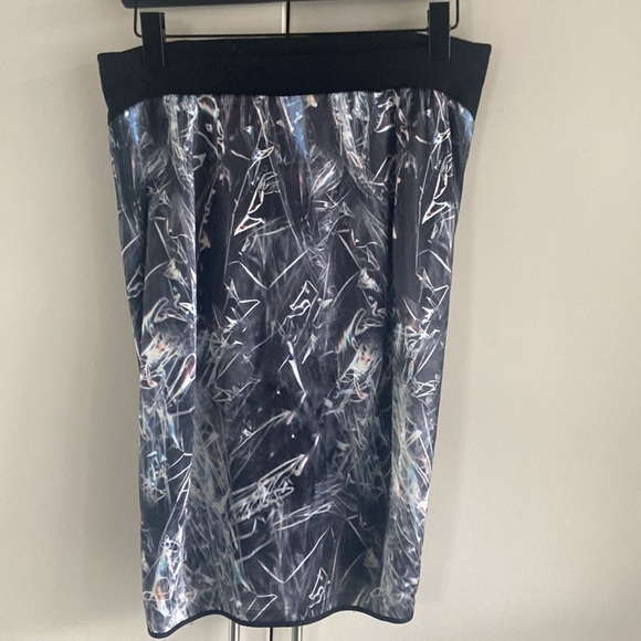 Helmut Lang Cellophane Silk Print Skirt - Picture 9 of 13